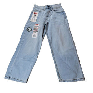 Wrangler Jeans Boys Regular Black Size 8 Slim Loose Denim Pants Kids Kid School